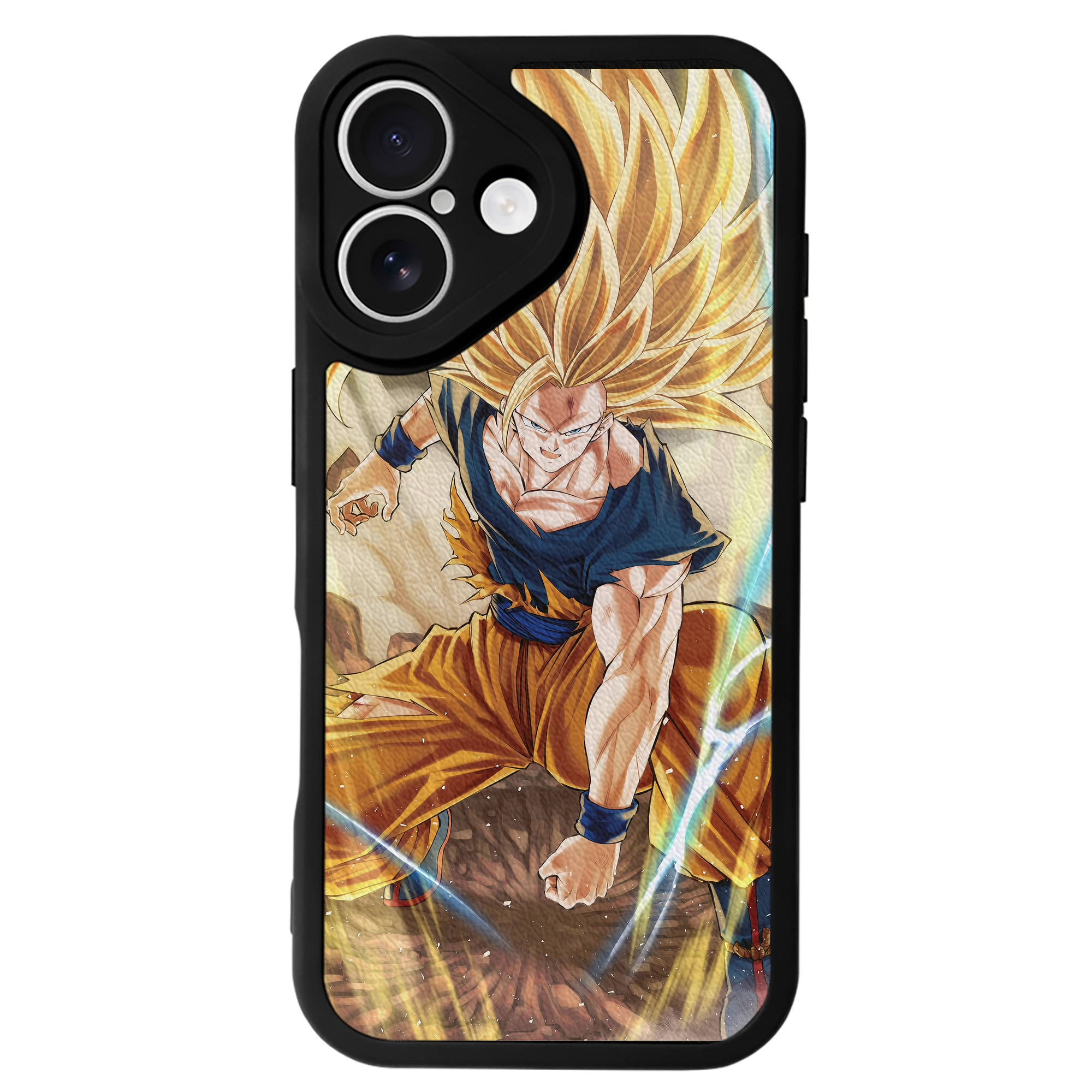 （画像用） ドラゴンボール DRAGON BALL 【iPhone 16シリーズ対応】シリコンスマホケース（レザー調） 材質：シリコン